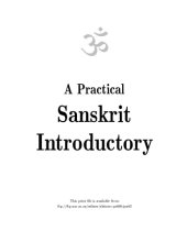 book A Practical Sanskrit Introductory