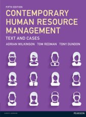 book Contemporary human resource management: text and cases