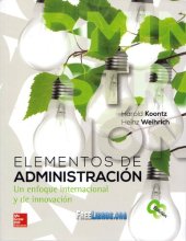 book Elementos de administración: Un enfoque internacional y de innovación, 8va Edición