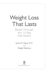 book Weight Watchers Weight Loss That Lasts: Break Through the 10 Big Diet Myths