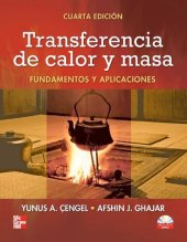 book Transferencia de calor y masa, 4ta Edicion