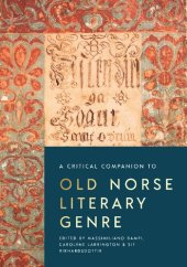 book A Critical Companion to Old Norse Literary Genre