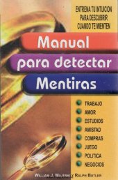 book Manual para detectar mentiras