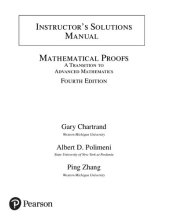 book Instructor's Solutions Manual for Mathematical Proofs A Transition to Advanced Mathematics