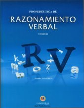 book Propedéutica Razonamiento Verbal Tomo II - Lumbreras