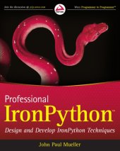 book Professional IronPython: Design and Develop IronPython Techniques