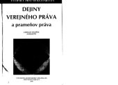 book Dejiny verejného práva a prameňov práva