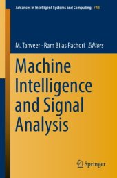 book Machine intelligence and signal analysis