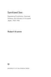 book Sanitized sex: regulating prostitution, venereal disease, and intimacy in occupied Japan, 1945-1952