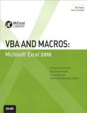 book VBA and macros: Microsoft Excel 2010