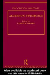 book Algernon Swinburne the critical heritage