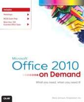 book Microsoft Office 2010 on demand Includes index