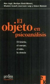 book El Objeto En Psicoanalisis