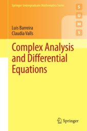 book Complex Analysis and Differential Equations