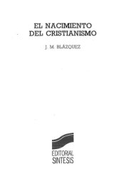 book El Nacimiento Del Cristianismo