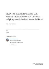 book Plantas Medicinales De Los Andes Y La Amazonia