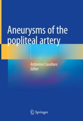 book Aneurysms of the Popliteal Artery