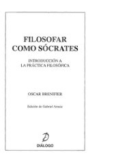 book Filosofar Como Socrates