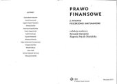 book Prawo finansowe