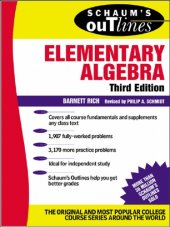 book Schaum's outline of elementary algebra