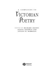 book A companion to Victorian poetry