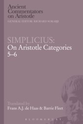 book Simplicius: On Aristotle Categories 5-6