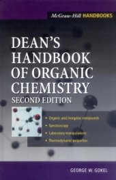 book Dean's handbook of organic chemistry