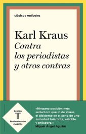 book Contra los periodistas y otras contras