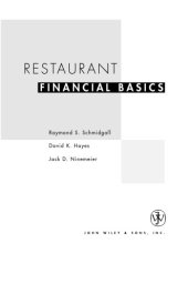 book Restaurant financial management basics