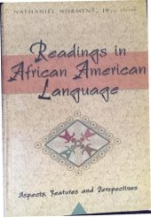 book Readings in African American Language: Aspects, Features, and Perspectives