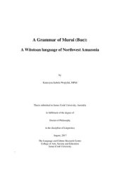 book A Grammar of Murui (Bue): A Witotoan language of Northwest Amazonia