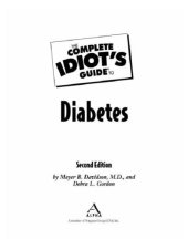 book Complete idiot's guide to diabetes