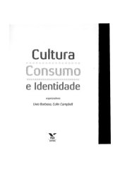 book Cultura, consumo e identidade