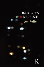 book Badiou's Deleuze