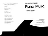 book Twentieth-century piano music