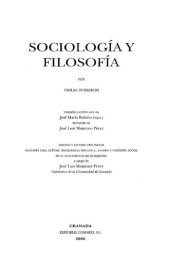 book Sociologia Y Filosofia