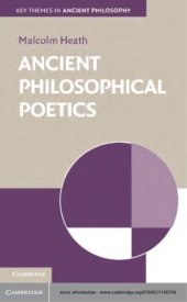 book Ancient philosophical poetics