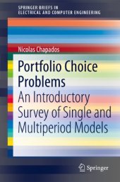 book Portfolio Choice Problems An Introductory Survey of Single and Multiperiod Models