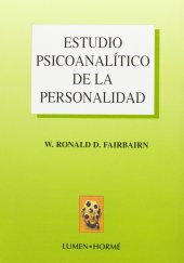 book Estudio Psicoanalítico de la Personalidad