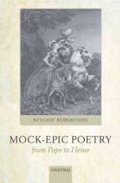 book Mock-epic poetry from Pope to Heine