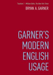 book Garner's Modern English Usage