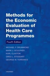 book Methods for the economic evaluation of health care programmes