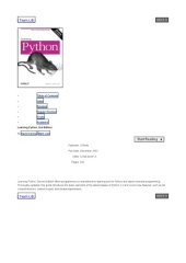 book Learning Python, 2nd Edition