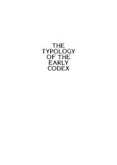 book The Typology of the Early Codex