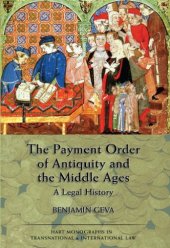 book The payment order of Antiquity and the Middle Ages a legal history