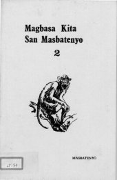 book Magbasa Kita San Masbatenyo (Ikadoha) 2