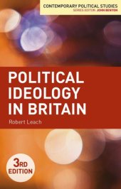 book Political ideology in britain