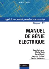 book Manuel de génie électrique: rappels de cours, méthodes, exemples et exercices corrigés