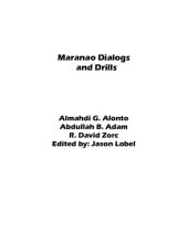 book Maranao Dialogs and Drills