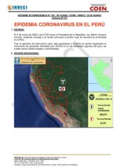 book Epidemia coronavirus en el Perú. Informe de emergencia N° 753 - 26/10/2020